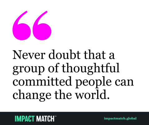 Volunteer with us - Impact Match