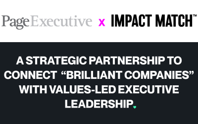 ImpactMatch and Page Executive Forge Strategic Partnership to Align Brilliant Companies with Values-Led Leadership
